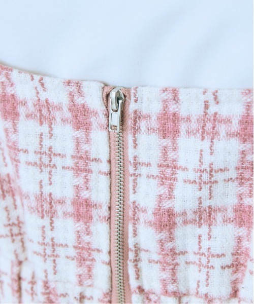 ＜大きいサイズ＞ ファードッキングツイードキャミワンピ marun（ワンピース）｜marun（マルン）