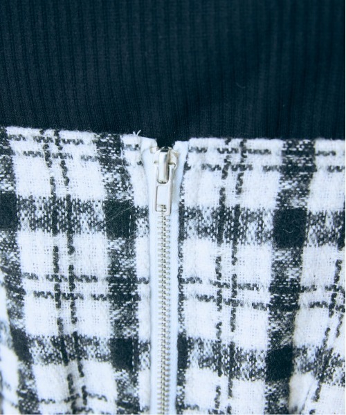 ＜大きいサイズ＞ ファードッキングツイードキャミワンピ marun（ワンピース）｜marun（マルン）