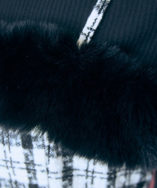 ＜大きいサイズ＞ ファードッキングツイードキャミワンピ marun（ワンピース）｜marun（マルン）