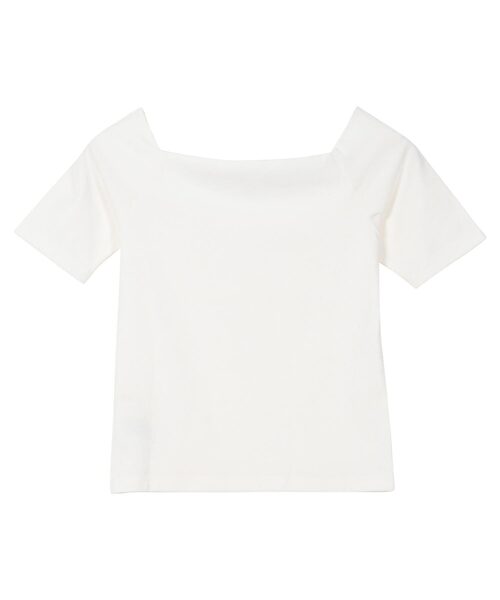KOBE LETTUCE（コウベレタス）の「[ yuiさんコラボ ]選べる2タイプ半袖デザインカットソー（Tシャツ/カットソー・レディース・ブラック/グレー/ホワイト系その他/ホワイト系その他2/ブラック系/グレー系/アイボリー系/アイボリー系1/アイボリー系2/アイボリー系3/ホワイト系/ブラウン系/オフホワイト/ブラウン/ホワイト系その他4/ホワイト系その他5/ホワイト系その他7/ホワイト系その他6/ホワイト系その他3/ホワイト系1/ホワイト系2/ホワイト系5/ホワイト系6/ホワイト系7/ホワイト系8/ホワイト系9/ホワイト系3/ホワイト系4/ブラック系1/ブラック系2/グレー系1/グレー系2/アイボリー系6/アイボリー系7/ブラック系5/ブラック系6・M/M1/M2/M3）」の12枚目の写真