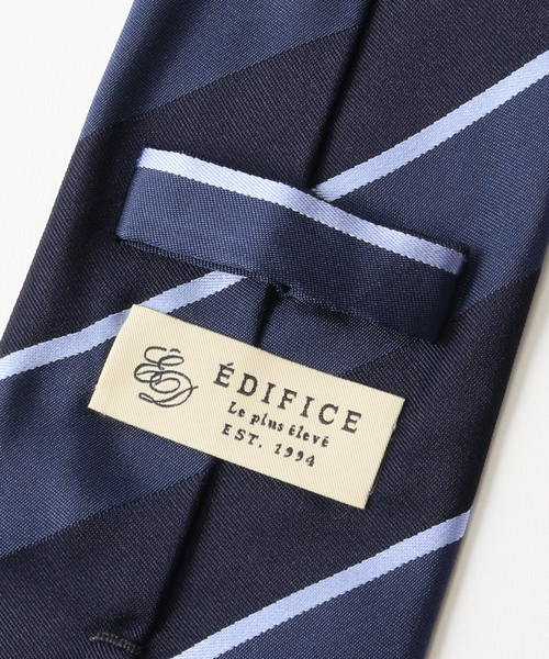 EDIFICE（エディフィス）の「AX レジメンタルタイ（ネクタイ・メンズ・ネイビー/ブラウン・FREE）」の5枚目の写真