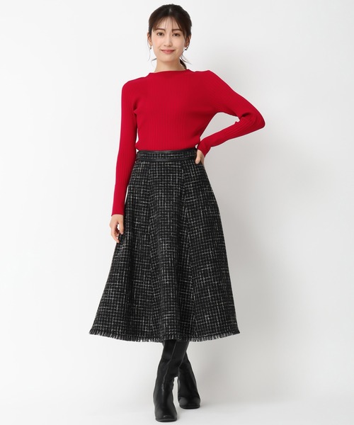 TTD 8150【⭐︎ mosshouse様⭐︎】【美品・数量限定】 セール】ツイードフレアスカート/MM447202（スカート）｜MISCH MASCH