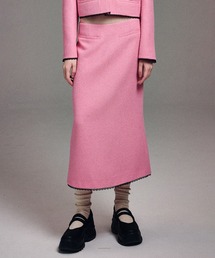 セール】VOLUME MIDI SKIRT CRAPE DOT（スカート）｜Mardi Mercredi