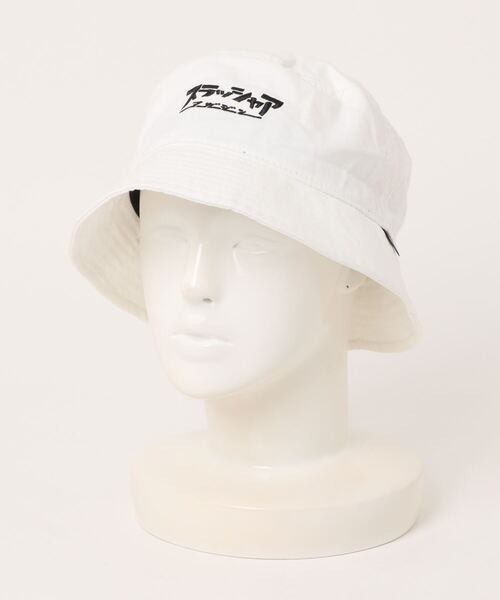 THRASHER(スラッシャー)の「THRASHER/スラッシャー BUCKET HAT スラッシャー バケットハット フェス カタカナロゴ刺繍 コットンツイル(ハット・メンズ・ベージュ/ホワイト/ブラック・FREE)」の13枚目の写真