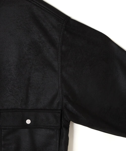 DANKE SCHON（ダンケシェーン）の「DankeSchon/ダンケシェーン/COVERALLS ECO SUEDE（カバーオール・レディース・ブラック・L/M）」の4枚目の写真