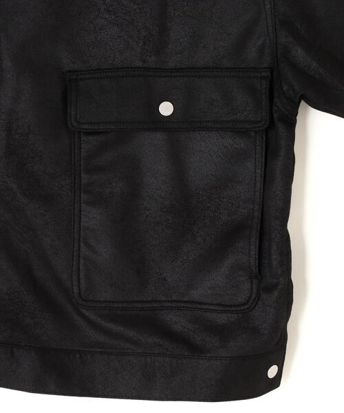 DANKE SCHON（ダンケシェーン）の「DankeSchon/ダンケシェーン/COVERALLS ECO SUEDE（カバーオール・レディース・ブラック・L/M）」の5枚目の写真