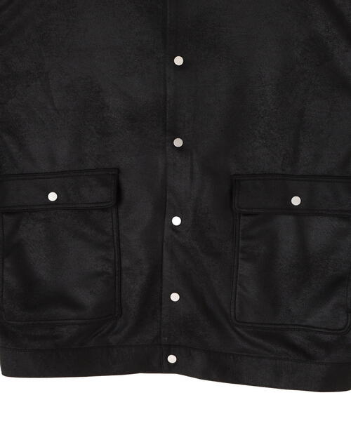 DANKE SCHON（ダンケシェーン）の「DankeSchon/ダンケシェーン/COVERALLS ECO SUEDE（カバーオール・レディース・ブラック・L/M）」の6枚目の写真