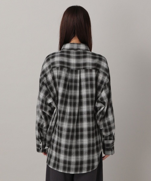 FOREVER 21(フォーエバー トゥエンティーワン)の「【2024FW】ネルチェックシャツ(シャツ/ブラウス・レディース・ダークブラウン/ネイビー/ブラック・FREE)」の21枚目の写真