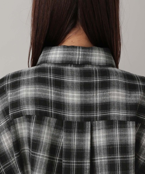 FOREVER 21(フォーエバー トゥエンティーワン)の「【2024FW】ネルチェックシャツ(シャツ/ブラウス・レディース・ダークブラウン/ネイビー/ブラック・FREE)」の22枚目の写真