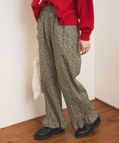 fig Ｌondon（フィグロンドン）の「Dorothy frill pants（その他パンツ・レディース・グリーン/ボルドー・FREE）」の21枚目の写真