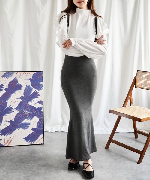 入手困難✨極美品✨MIHO MATHUDAサスペンダースカート ジャンスカ❤︎ Jasmine】ハイウエストサスペンダースカート（スカート