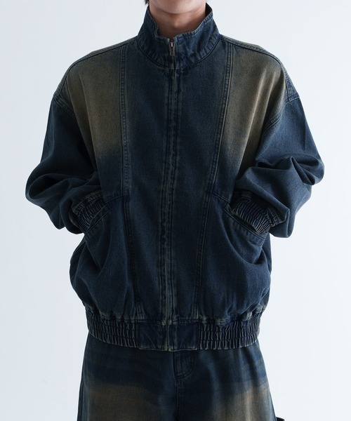 epnok リバーシブルクロップドボアカラーブルゾン EPNK】Reversible cropped boa collar blouson / リバーシブル