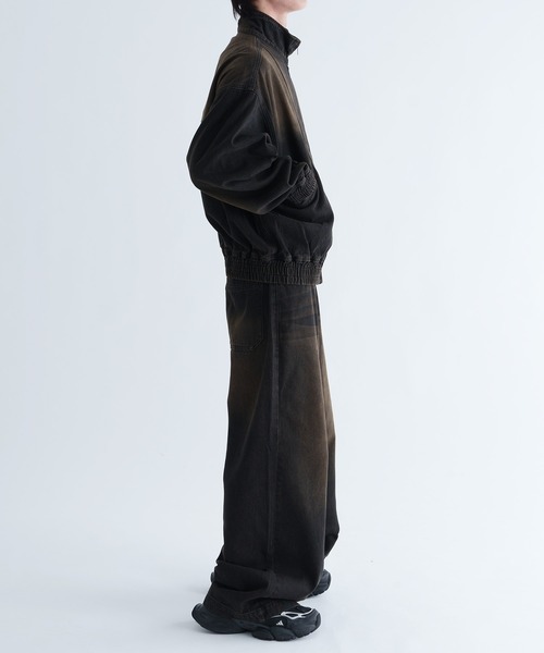 epnok(エプノック)の「【EPNK】Overdye denim blouson / オーバーダイデニムブルゾン(ブルゾン・メンズ・ブラック/インディゴブルー・SMALL/MEDIUM/LARGE)」の6枚目の写真