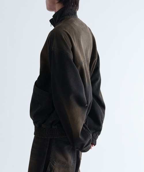 epnok(エプノック)の「【EPNK】Overdye denim blouson / オーバーダイデニムブルゾン(ブルゾン・メンズ・ブラック/インディゴブルー・SMALL/MEDIUM/LARGE)」の5枚目の写真