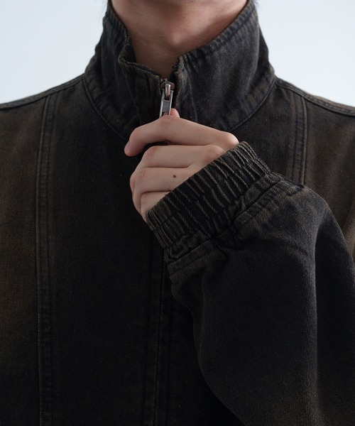 epnok(エプノック)の「【EPNK】Overdye denim blouson / オーバーダイデニムブルゾン(ブルゾン・メンズ・ブラック/インディゴブルー・SMALL/MEDIUM/LARGE)」の14枚目の写真