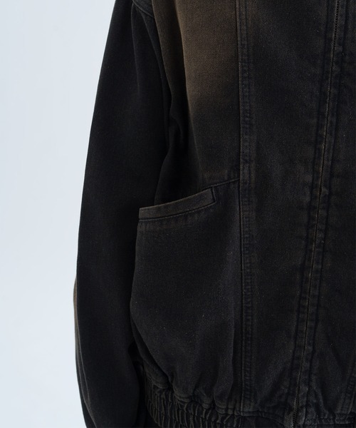 epnok(エプノック)の「【EPNK】Overdye denim blouson / オーバーダイデニムブルゾン(ブルゾン・メンズ・ブラック/インディゴブルー・SMALL/MEDIUM/LARGE)」の16枚目の写真