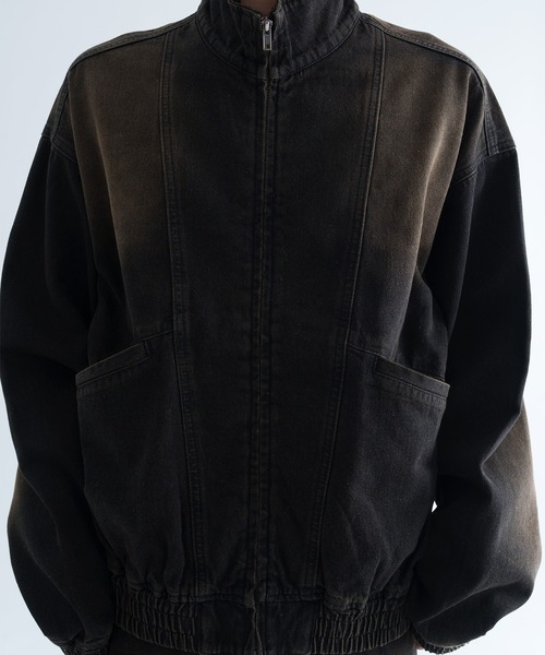 epnok(エプノック)の「【EPNK】Overdye denim blouson / オーバーダイデニムブルゾン(ブルゾン・メンズ・ブラック/インディゴブルー・SMALL/MEDIUM/LARGE)」の13枚目の写真
