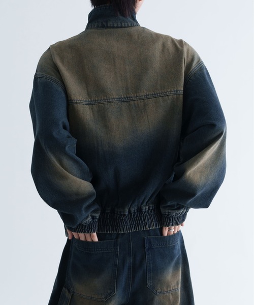epnok(エプノック)の「【EPNK】Overdye denim blouson / オーバーダイデニムブルゾン(ブルゾン・メンズ・ブラック/インディゴブルー・SMALL/MEDIUM/LARGE)」の20枚目の写真