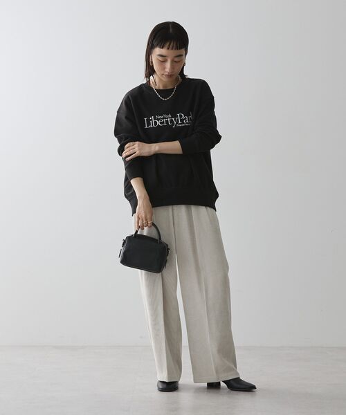 AMERICAN HOLIC（アメリカンホリック）の「Liberty Park刺繍スウェット1（スウェット・レディース・ブラック・M/L）」の5枚目の写真