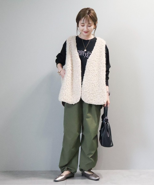 AMERICAN HOLIC（アメリカンホリック）の「Liberty Park刺繍スウェット1（スウェット・レディース・ブラック・M/L）」の3枚目の写真