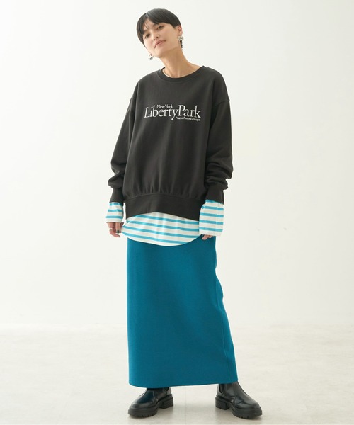 AMERICAN HOLIC（アメリカンホリック）の「Liberty Park刺繍スウェット1（スウェット・レディース・ブラック・M/L）」の20枚目の写真