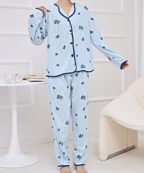 ぱぴこ　ルームウェアセット　2点 セール】【月刊TVガイド2月号掲載】レディース ケーブル編み