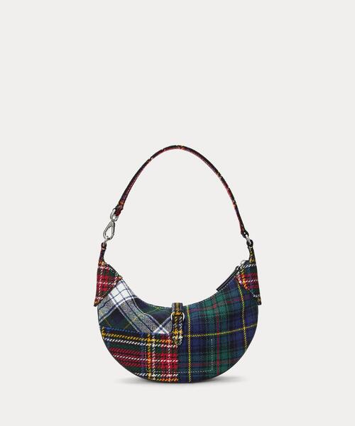 POLO RALPH LAUREN(ポロ ラルフ ローレン)の「Polo ID チェック ウール ミニ ショルダー バッグ(ショルダーバッグ・レディース・レッド・ONE)」の3枚目の写真