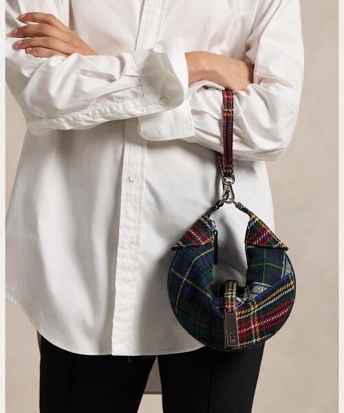 未使用に近い ラルフローレン Polo ID チェック ミニ ショルダー バッグ POLO RALPH LAUREN（ポロ ラルフ ローレン）の「Polo ID