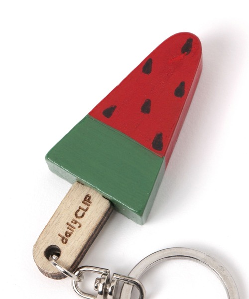 studio CLIP(スタディオクリップ)の「【daily CLIP】ウッドアイスキーホルダー(キーホルダー・レディース・イエロー/モカ/レッド・FREE)」の6枚目の写真
