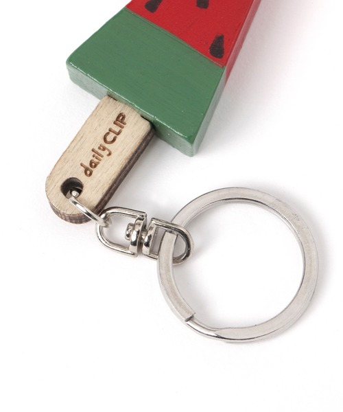 studio CLIP(スタディオクリップ)の「【daily CLIP】ウッドアイスキーホルダー(キーホルダー・レディース・イエロー/モカ/レッド・FREE)」の7枚目の写真