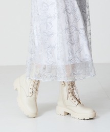 セール】ニットソックスレースアップブーツ 41431（ブーツ）｜ORiental