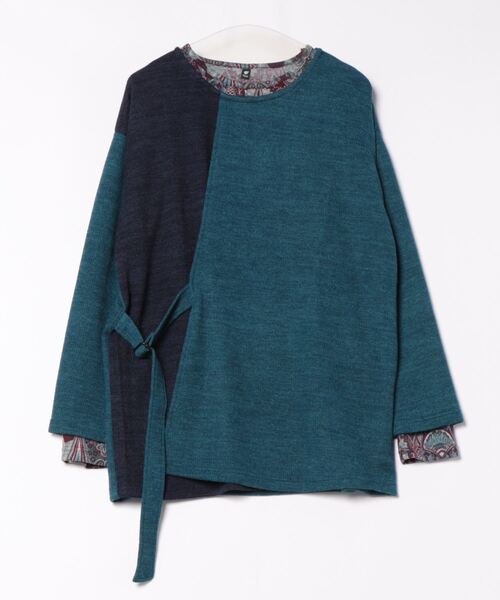 【チャイハネ】フォルセMEN'Sバイカラートップス＆インナートップス2点セット（アンサンブル）｜チャイハネ（チャイハネ）