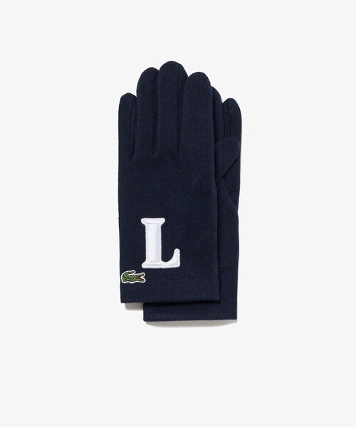 LACOSTE（ラコステ）の「モノグラムキルティング×レザーグローブ