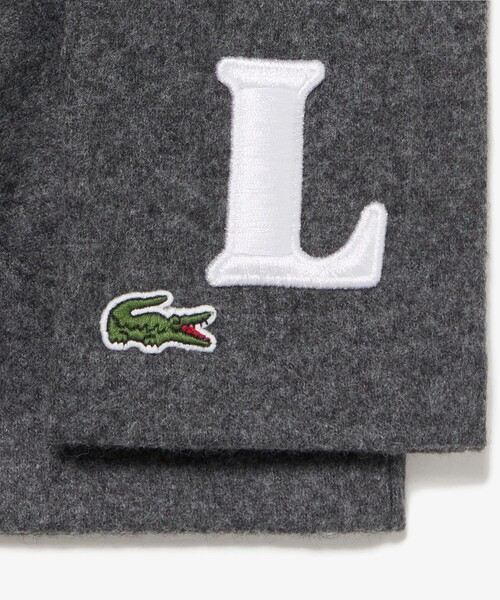 LACOSTE(ラコステ)の「Lステッチジャージグローブ(手袋・メンズ・グレー/ダークネイビー/ブラック・FREE)」の6枚目の写真