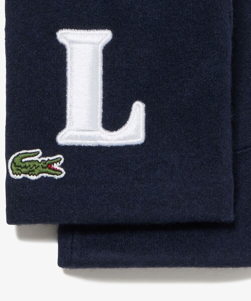 LACOSTE(ラコステ)の「Lステッチジャージグローブ(手袋・メンズ・グレー/ダークネイビー/ブラック・FREE)」の7枚目の写真