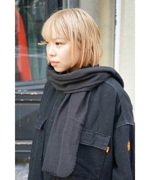 veta(ベタ)の「R-Tek Freece Scarf(マフラー・メンズ・ブラック/ネイビー/ブルー系その他・FREE)」の1枚目の写真