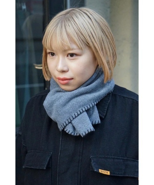 veta(ベタ)の「R-Tek Freece Scarf(マフラー・メンズ・ブラック/ネイビー/ブルー系その他・FREE)」の6枚目の写真
