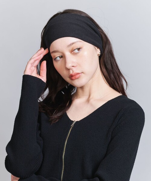 BEAUTY&YOUTH UNITED ARROWS（ビューティーアンドユースユナイテッドアローズ）の「ワイド ヘアバンド（ヘアバンド・レディース・モカ/ダークグレー/ブラック・FREE）」の5枚目の写真