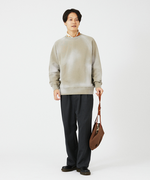 JOURNAL STANDARD relume（ジャーナルスタンダード　レリューム）の「PROCESSING クルーネックスウェット（スウェット・メンズ・ライトグレー/ボルドー/ブラック系その他・LARGE/MEDIUM）」の6枚目の写真