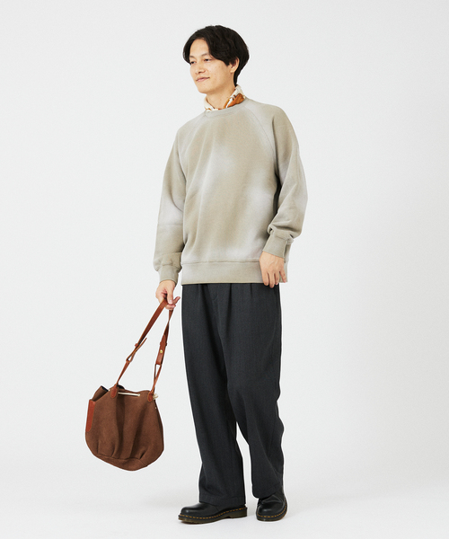 JOURNAL STANDARD relume（ジャーナルスタンダード　レリューム）の「PROCESSING クルーネックスウェット（スウェット・メンズ・ライトグレー/ボルドー/ブラック系その他・LARGE/MEDIUM）」の20枚目の写真