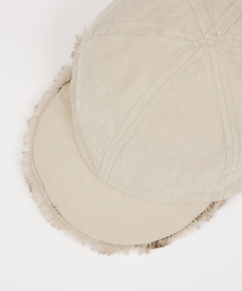 Ruben(ルーベン)の「【RUBEN】リバーシブル ファーキャップ / RUS-8282(キャップ・レディース・ブラック/アイボリー/モカ・フリー)」の19枚目の写真