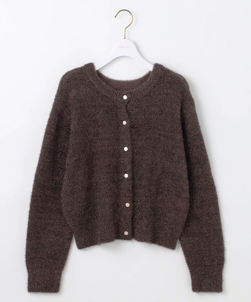 【セール】【前後着用可】スパークルシャギー カーディガン（カーディガン/ボレロ）｜any SiS（エニィスィス）
