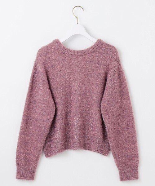 【セール】【前後着用可】スパークルシャギー カーディガン（カーディガン/ボレロ）｜any SiS（エニィスィス）