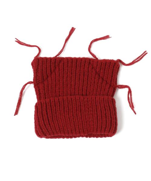 WEGO（ウィゴー）の「WEGO/ローゲージネコミミニットキャップ（ニットキャップ/ビーニー・レディース・ブラウン/レッド/ブラック/グレー・FREE）」の12枚目の写真