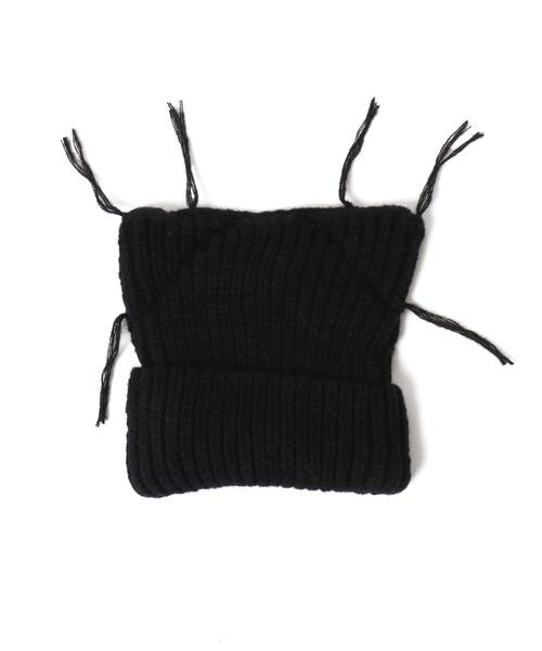 WEGO（ウィゴー）の「WEGO/ローゲージネコミミニットキャップ（ニットキャップ/ビーニー・レディース・ブラウン/レッド/ブラック/グレー・FREE）」の14枚目の写真