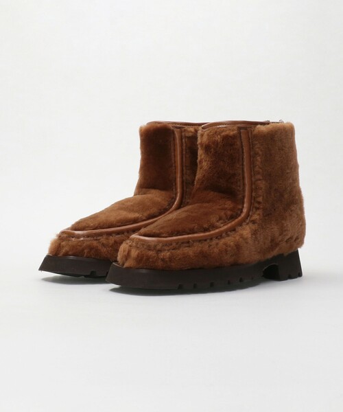 HEREU(ヘリュー)の「<HEREU>SHEARLING ANKLE BOOTS/シューズ(ブーツ・レディース・ダークブラウン・39/37/38/36)」の7枚目の写真