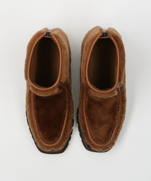 HEREU(ヘリュー)の「<HEREU>SHEARLING ANKLE BOOTS/シューズ(ブーツ・レディース・ダークブラウン・39/37/38/36)」の8枚目の写真