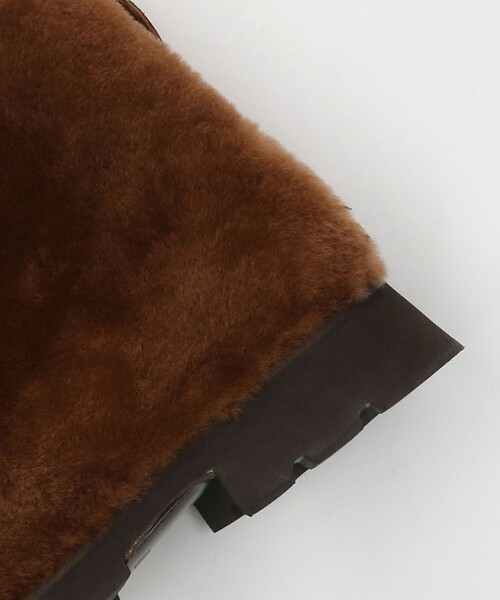 HEREU(ヘリュー)の「<HEREU>SHEARLING ANKLE BOOTS/シューズ(ブーツ・レディース・ダークブラウン・39/37/38/36)」の3枚目の写真