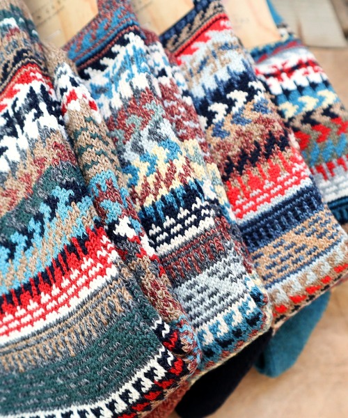 CHUP（チュプ）の「CHUP(チュプ) "DRY VALLEY(ドライバレー)" ソックス　数量限定生産（ソックス/靴下・レディース・ライトブラウン/ネイビー/レンガ/ターコイズブルー・MEDIUM/SMALL）」の10枚目の写真