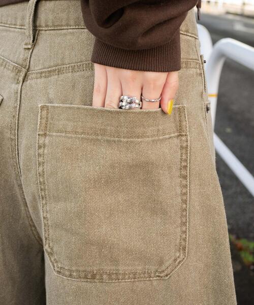 WEGO（ウィゴー）の「WEGO/ウエストドロストダブルニーバギーハーフパンツ（デニムパンツ・レディース・ブラック/コバルトブルー/ベージュ系その他・SMALL/MEDIUM）」の9枚目の写真